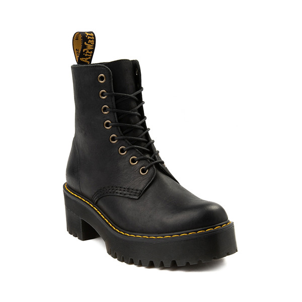 Womens Dr. Martens Shriver Hi 8-Eye Platform Boot - Black | Journeys