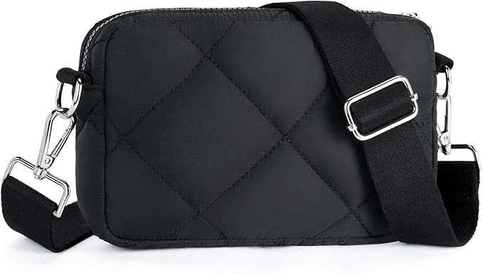 Telena Quilted Crossbody Bags for Women Puffer Bag Purse Lightweight Design Shoulder Bag | Amazon (US)