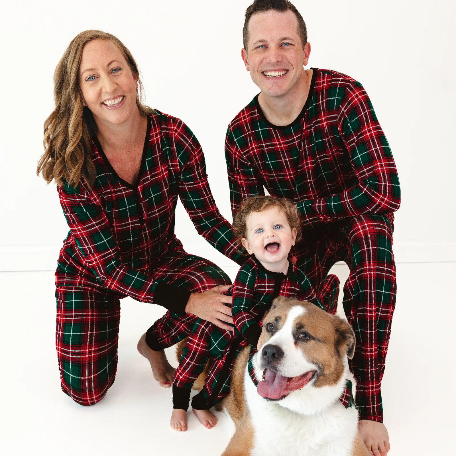 Fireside Plaid Two-Piece Pajama Set | Little Sleepies