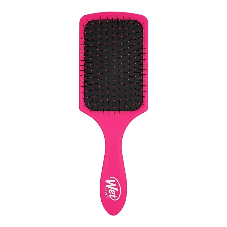 Wet Brush Paddle Hair Detangler, Pink, Soft Bristle Hair Brush for All Hair Types | Walmart (US)