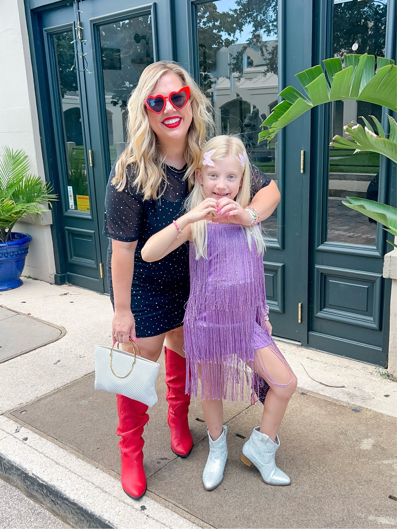 Taylor night out! Both of our outfits are linked. 

#LTKFamily #LTKKids #LTKSeasonal