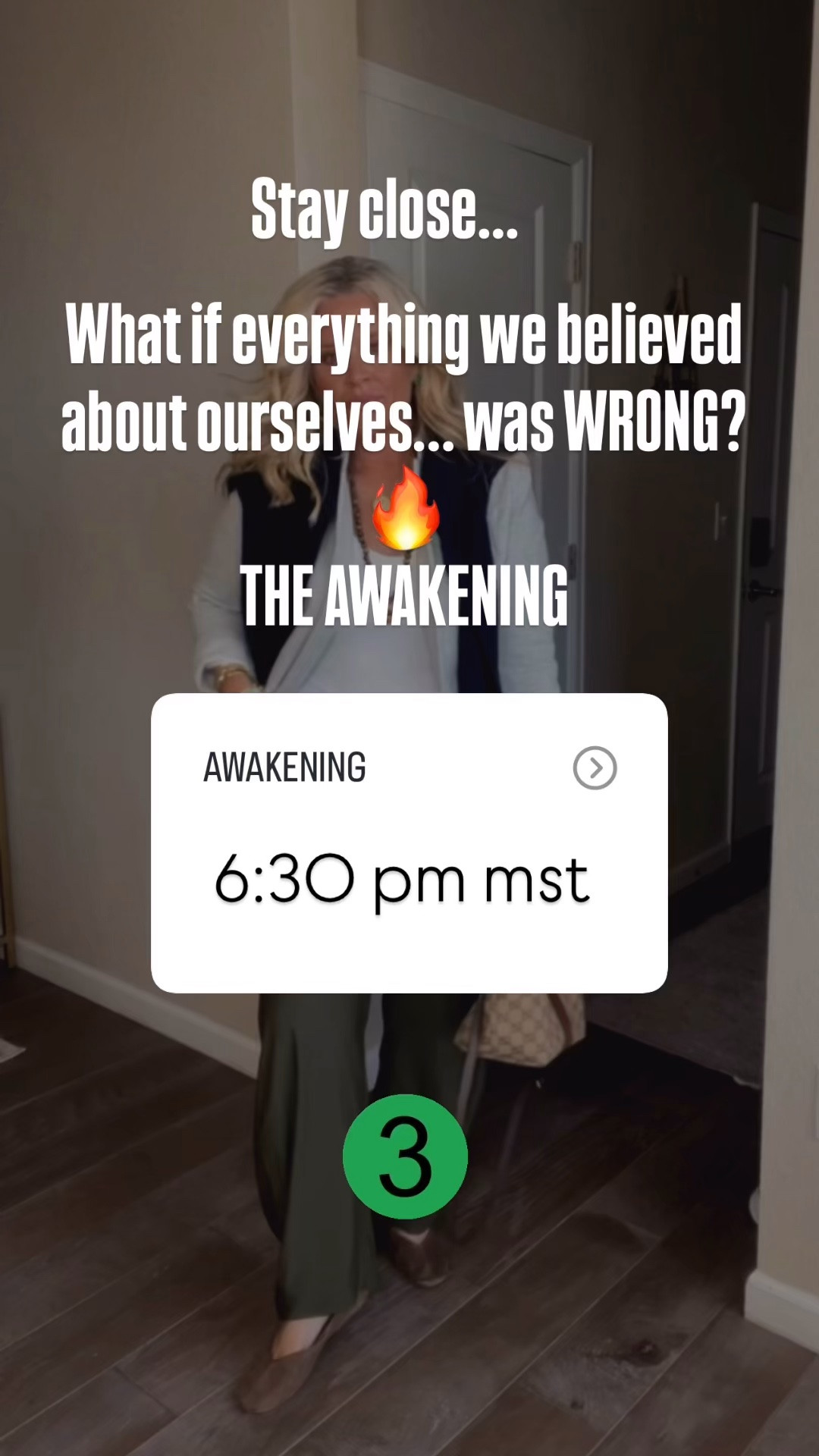 What if everything we’ve spent years trying to FIX about ourselves was never the problem?

Our bellies. Our aging faces. Our changing bodies.

How many years have we spent criticizing ourselves, hiding parts of ourselves, and trying to live up to expectations we never questioned?

But here’s what I can’t stop thinking about…

What if we were never the problem?

What if we’ve been believing something about ourselves that was never true?

And what if that belief has been holding us back our entire lives?

🔥 Come back at 6:30 PM tonight.

We’re going to question EVERYTHING we’ve been taught about our limits.

Because this might change the way you see yourself forever. 👑