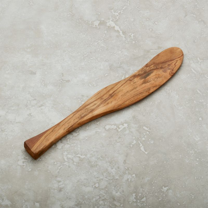 Olivewood Cheese Spreader + Reviews | Crate & Barrel | Crate & Barrel