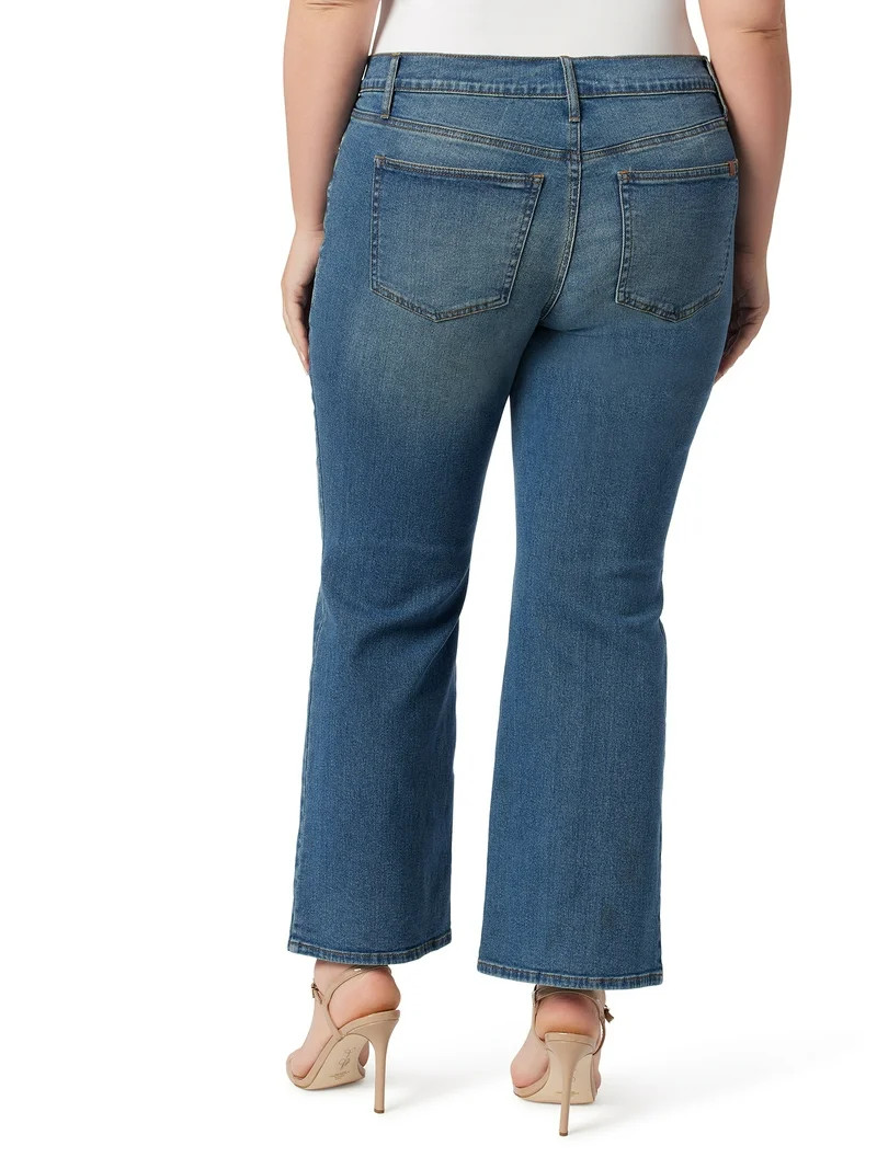 Jessica Simpson Women's and Women's Plus Lily Bootcut Mid Rise Pants, Sizes 2-24W | Walmart (US)