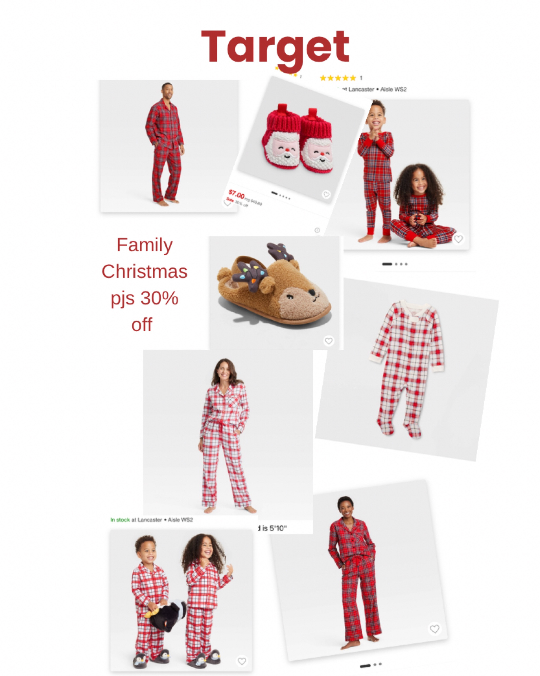 Christmas pjs for the whole family 30% off at target ends today!

#LTKchristmaspjs

#LTKHoliday #LTKFamily #LTKSeasonal