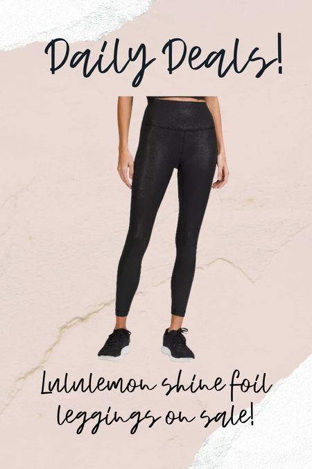Lululemon foil leggings on sale 

#LTKActive #LTKsalealert #LTKfitness
