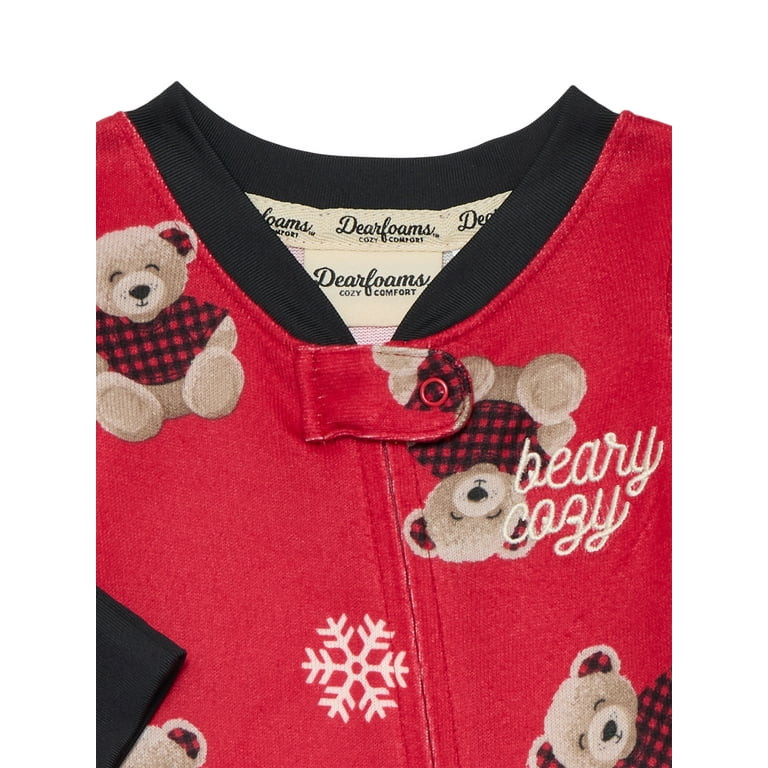 Dearfoams Unisex Baby Holiday Matching Family Pajamas Union Suit, Sizes 6M-18M | Walmart (US)