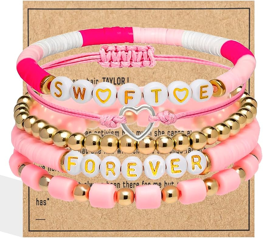 Ibiwe Taylor Bracelets Swift for Women Taylor Friendship Gifts Swift Taylor Jewelry Stuff Car Acc... | Amazon (US)