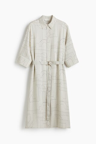 H & M - Shirt Dress with Belt - Beige | H&M (US + CA)