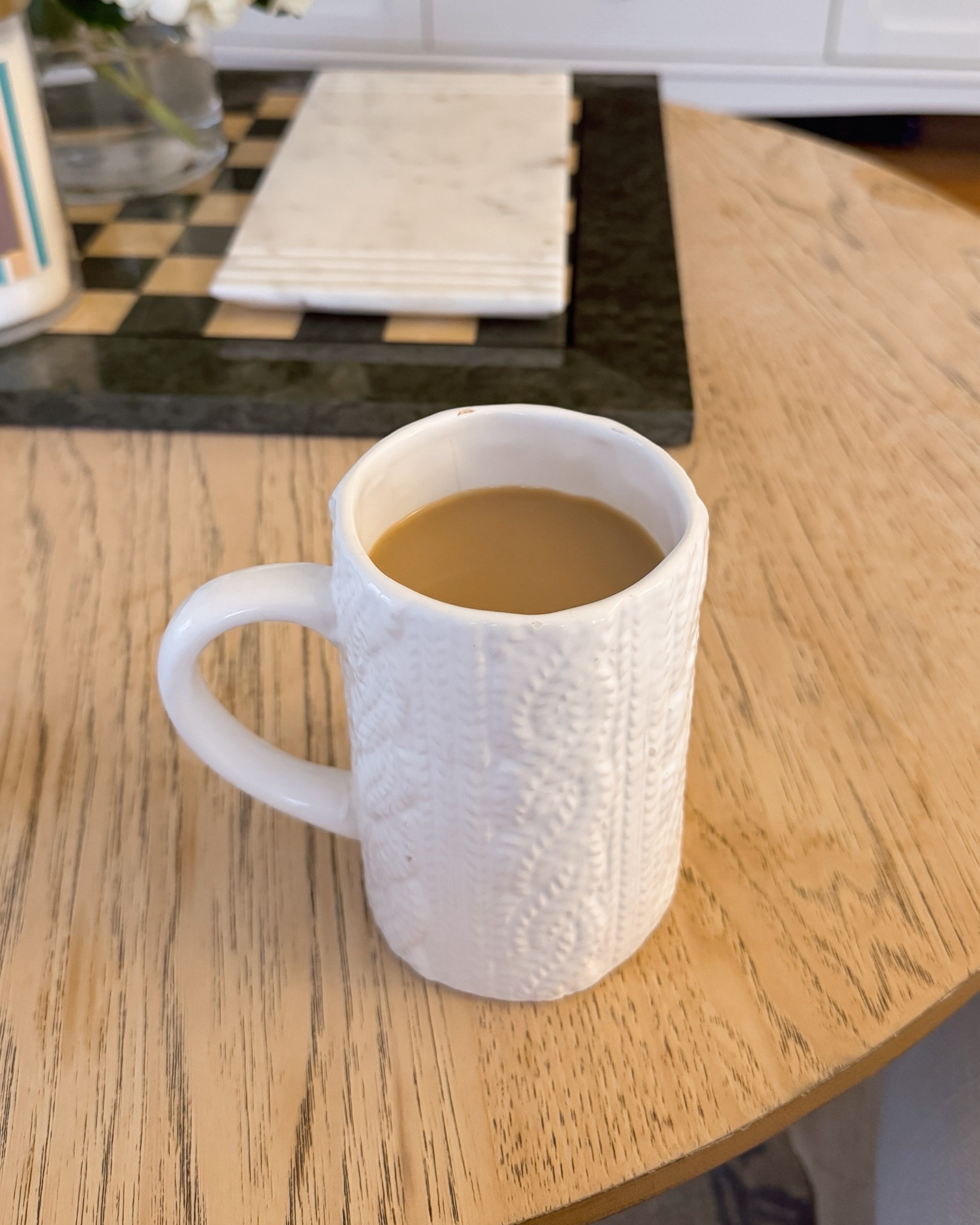 Cable knit mug! 