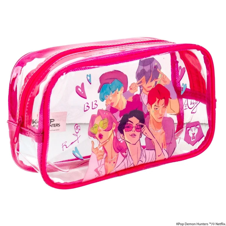 Netflix Saja Boys KPop Demon Hunters Edition Clear PVC Pencil Pouch (Walmart Exclusive) | Walmart (US)