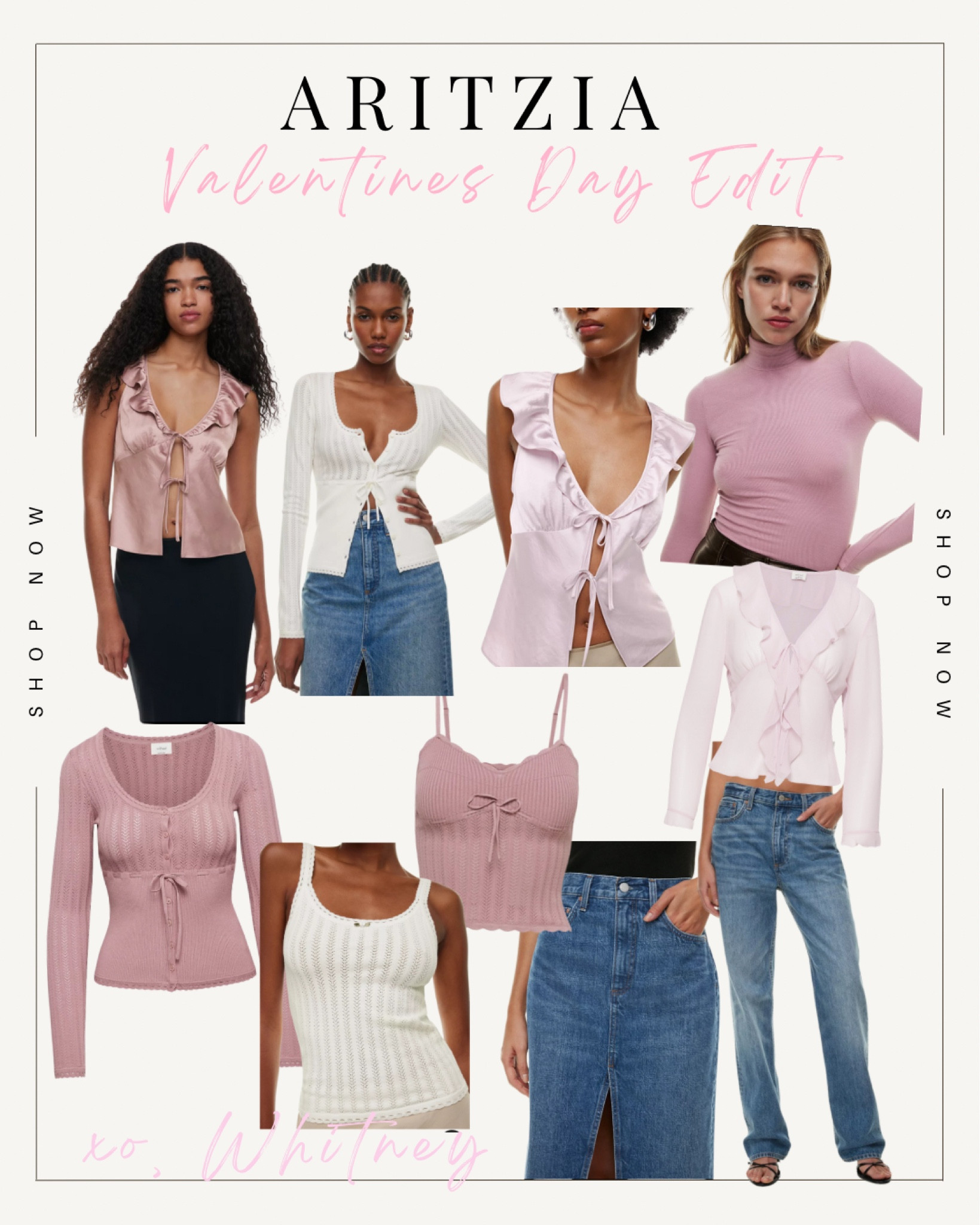 Valentines Day Outfit | Aritzia Valentines Day Edition | Date Night Look| Casual Valentines Day Outfit | Ruffles, Sheer, Shape, Texture Styles | Aritzia Back In | Trending Styles 

#LTKMostLoved #LTKparties #LTKstyletip