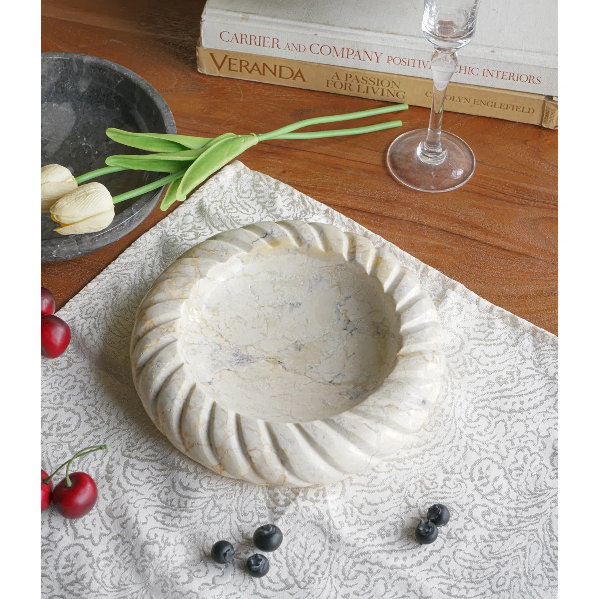 8.5X8.5X2" Marble Plate | Wayfair North America