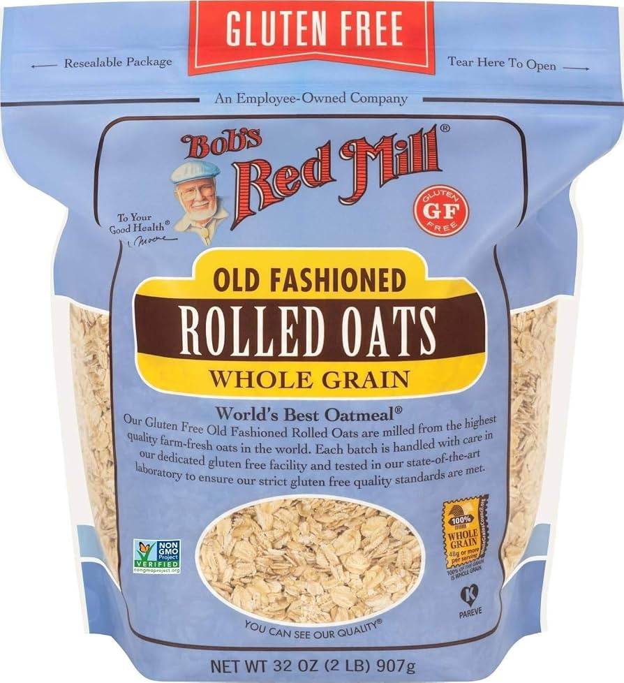 Bob's Red Mill Gluten Free Old Fashioned Rolled Oats , 32oz | Amazon (US)