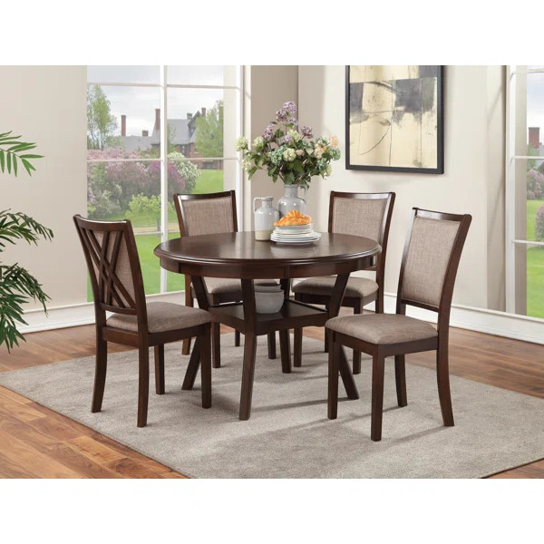 Abdul-Khaliq 4 - Person Solid Wood Dining Set | Wayfair North America