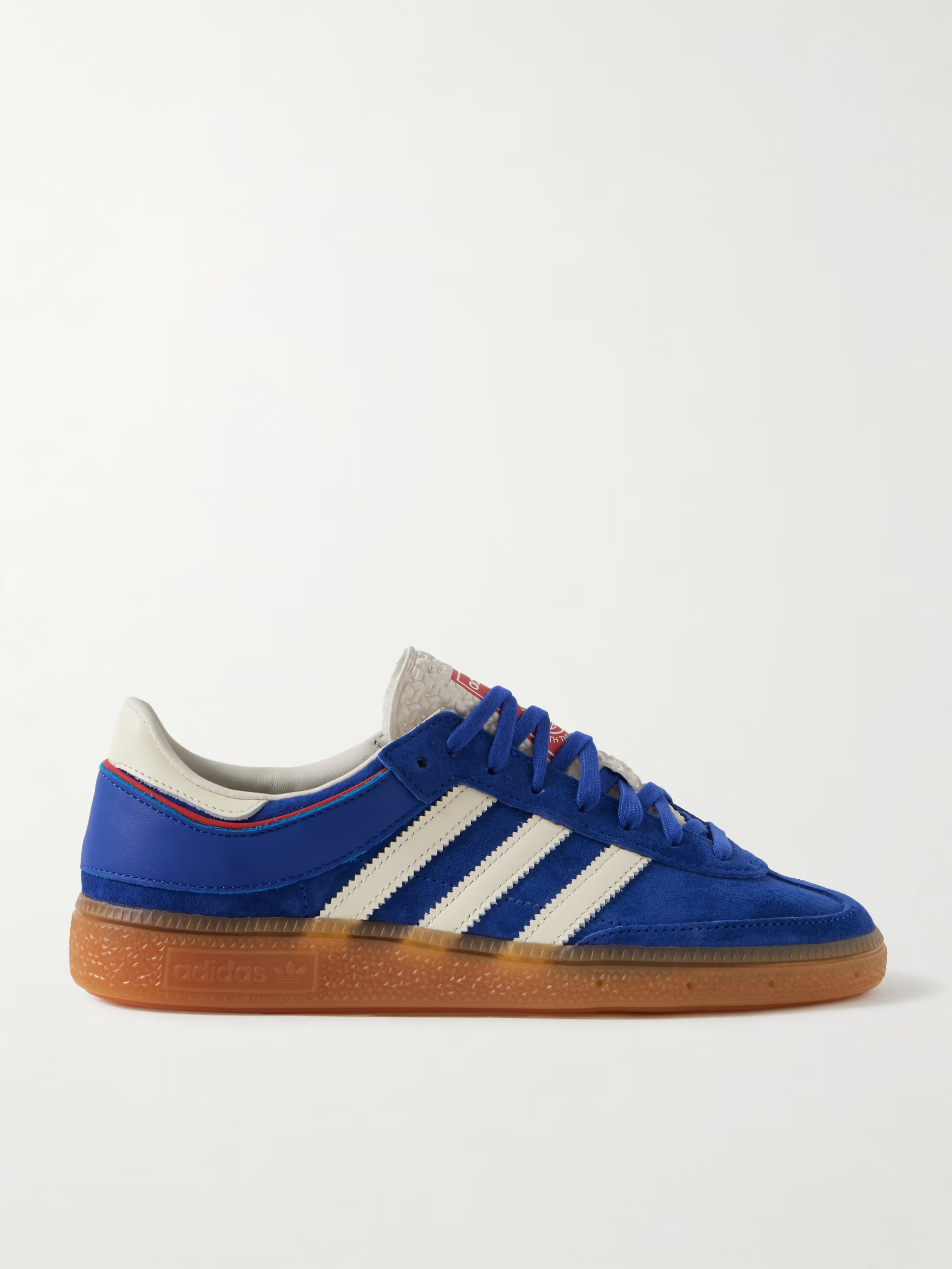 Handball Cup Spezial rubber-trimmed suede and leather sneakers | NET-A-PORTER (US)