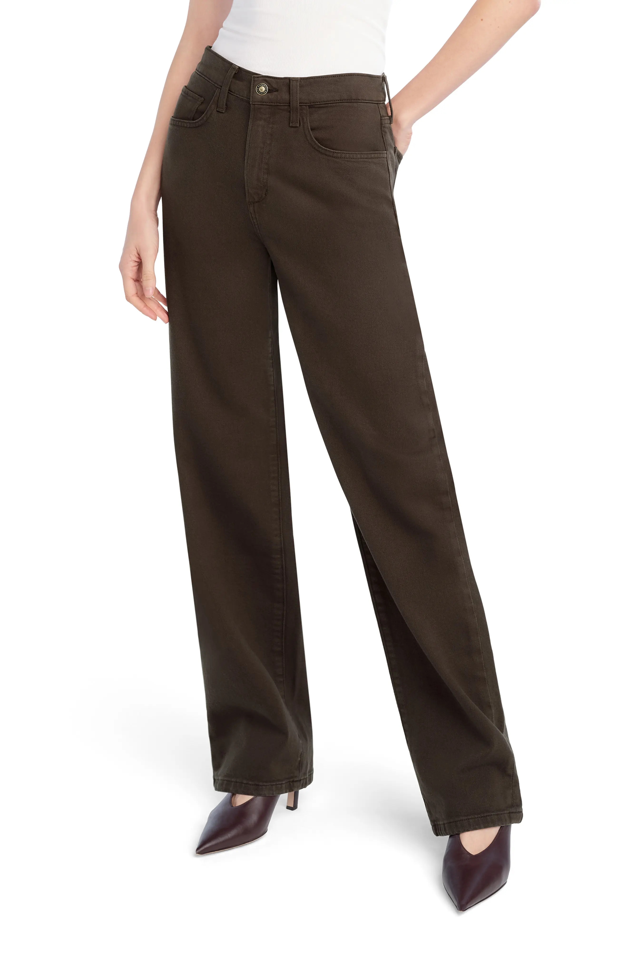 Favorite Daughter The Mischa Super High Waist Wide Leg Jeans (Women) | Nordstrom | Nordstrom