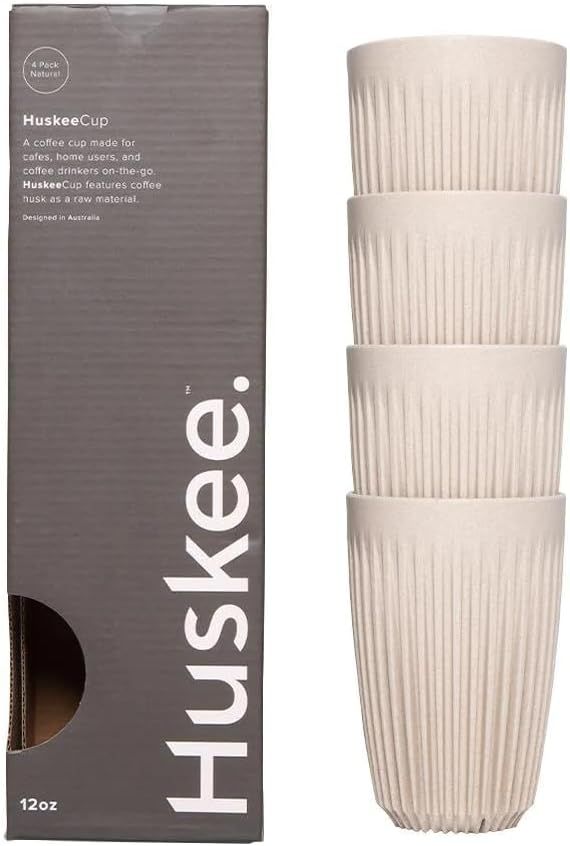 Huskee - HuskeeCup (4-Pack) (Natural, 12oz) | Amazon (US)