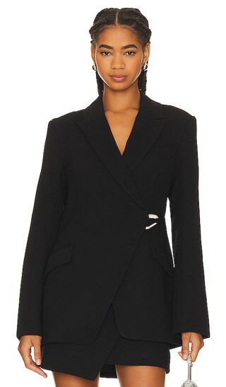 Eva Blazer in Black | Revolve Clothing (Global)