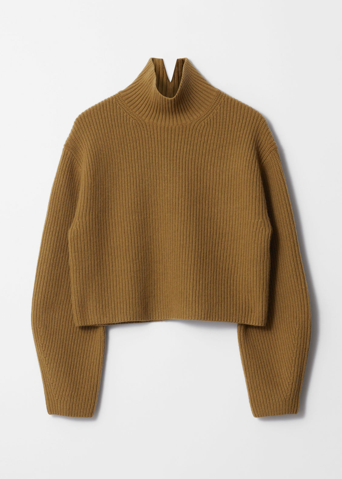 Rib-Knit Turtleneck Jumper - Yellow | & Other Stories US