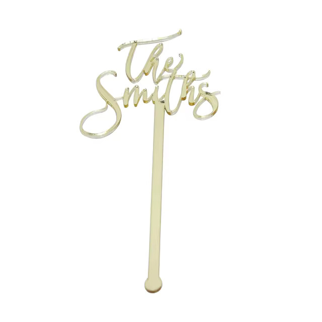 Personalized Drink Stirrers Cocktail Sticks Name Hand Lettered Calligraphy Stir Swizzle Sticks We... | AliExpress (US)