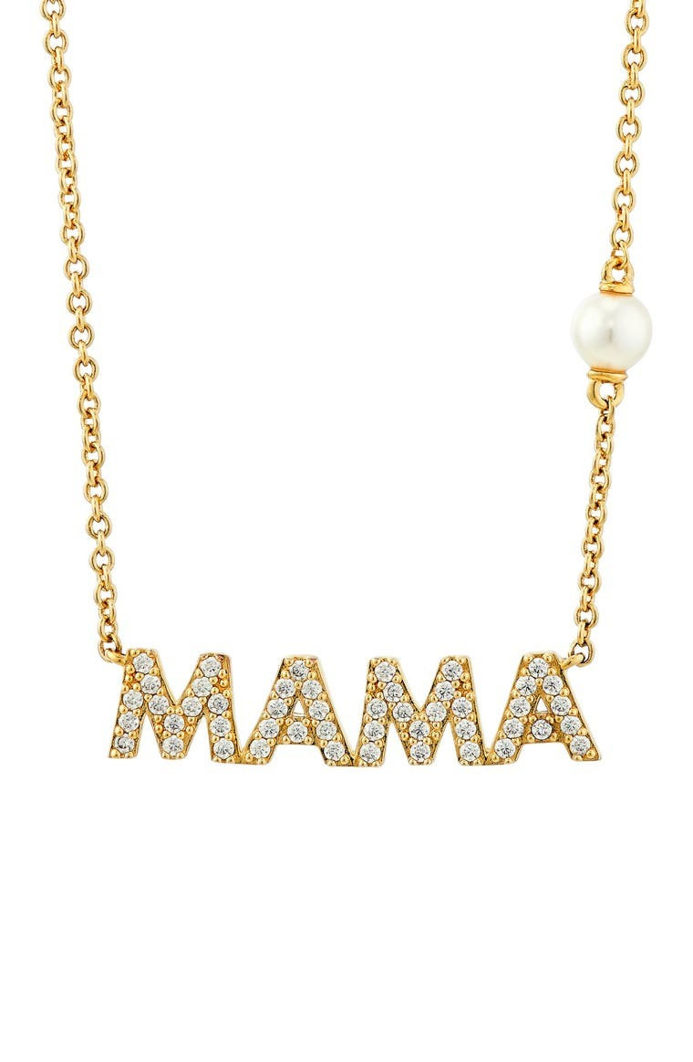 Mama Pavé Pendant Necklace | Nordstrom