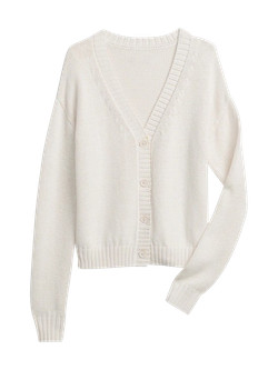 Cotton-Linen Button-Front Cardigan | Gap (US)