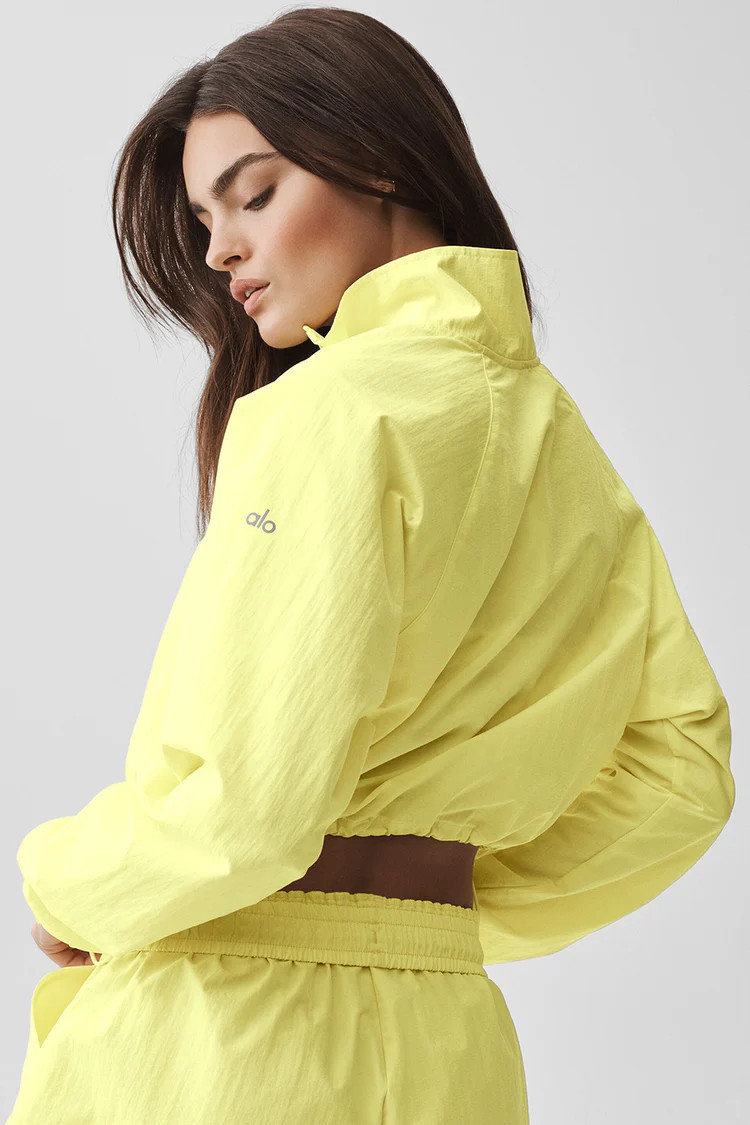 Cropped 1/4 Zip Alumni Pullover | Alo Yoga (US)