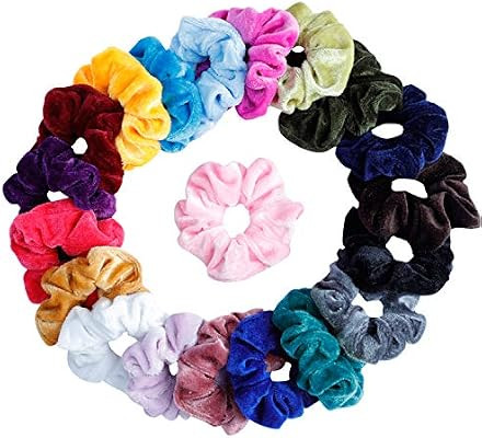 KECUCO 20 Pcs Hair Scrunchies Velvet Elastic Hair Bands Scrunchy Hair Ties Ropes Scrunchie for Wo... | Amazon (CA)