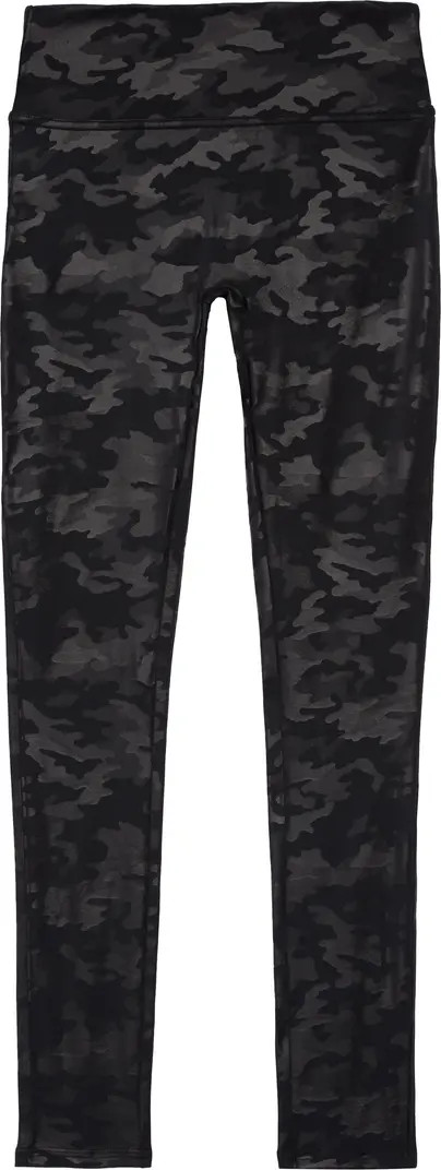 Kids' Camo Faux Leather Leggings | Nordstrom