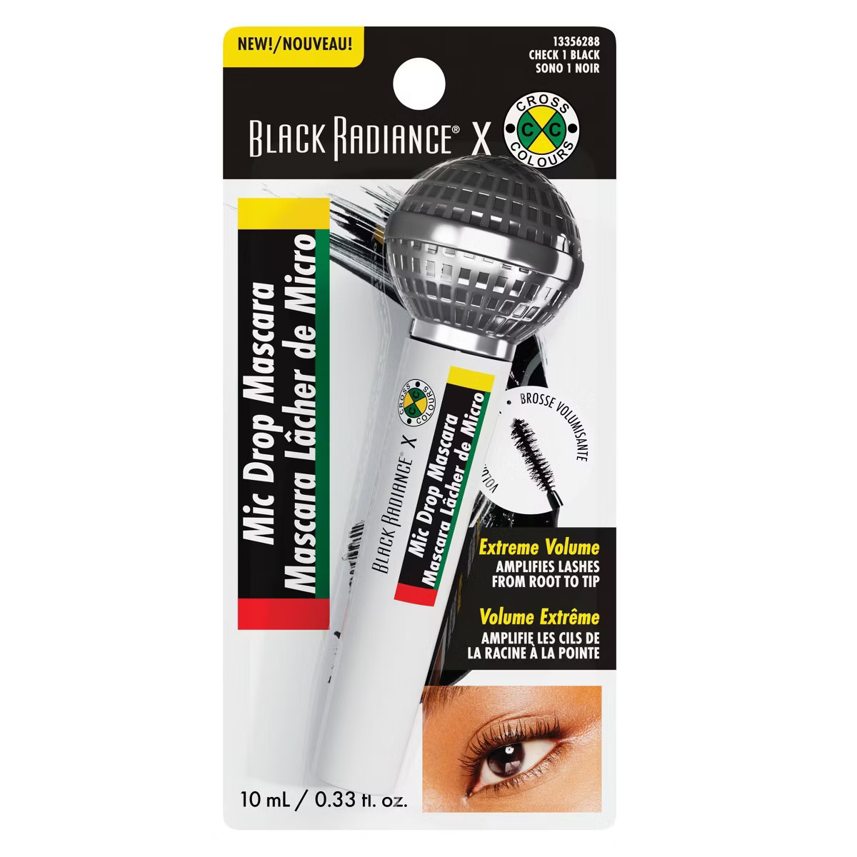 Black Radiance Cross Colors Mic Drop Mascara - 0.33 fl oz | Target