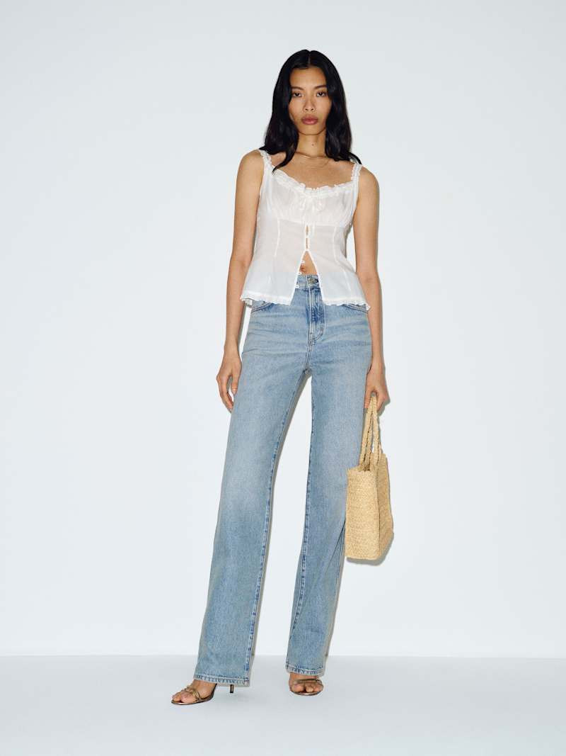 Val 90s Mid Rise Straight Jeans | Reformation (Global)