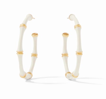 Ivory & gold enamel bamboo hoop earrings, summer earrings, Mother’s Day gift, grandmillennial jewelry, chinoiserie jewelry 

#LTKOver40 #LTKFindsUnder100 #LTKGiftGuide