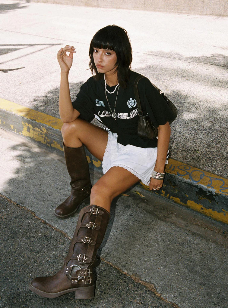 Capshaw Mini Skirt White | Princess Polly US