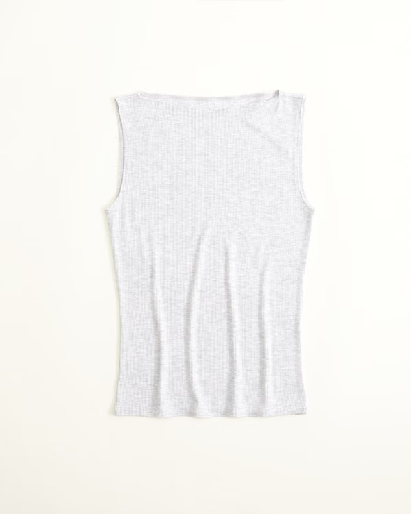 Women's Featherweight Rib Slash Top | Women's New Arrivals | Abercrombie.com | Abercrombie & Fitch (US)