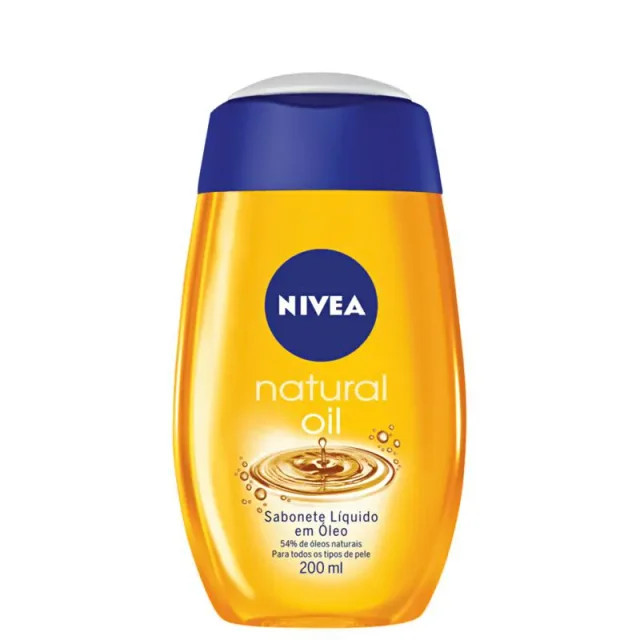 NIVEA NATURAL OIL SABONETE LÍQUIDO 200ML | Drogasil BR