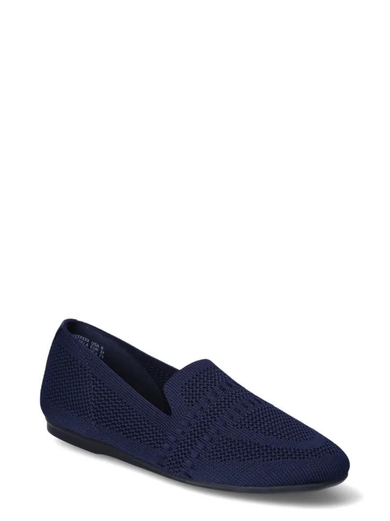 Time and Tru Women's Knit Loafers, Sizes 6-11 | Walmart (US)