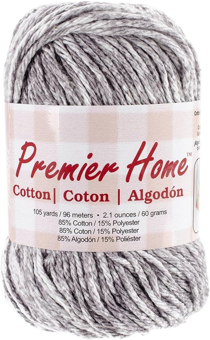 Premier Yarns Home Cotton Yarn, Grey Splash | Amazon (US)