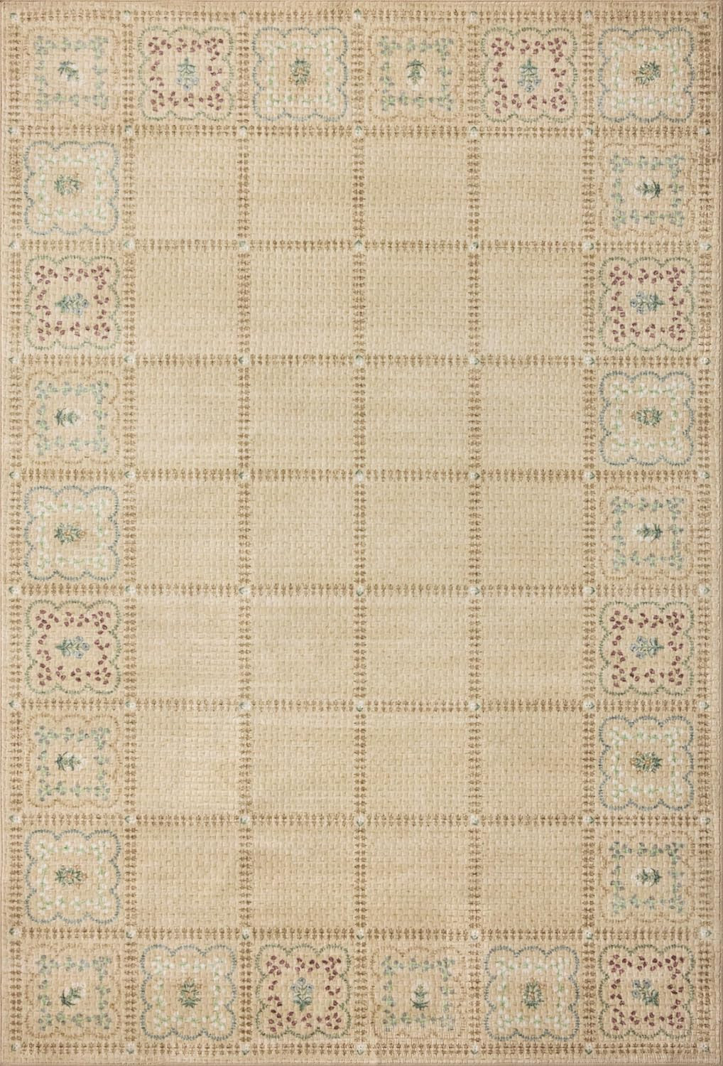 Loloi Rifle Paper Co. Orchard Collection ORH-05 Natural/Multi 8'-3" x 11'-6" Area Rug Machine Was... | Amazon (US)