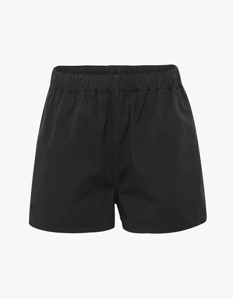 Women Organic Twill Shorts - Deep Black | Colorful Standard