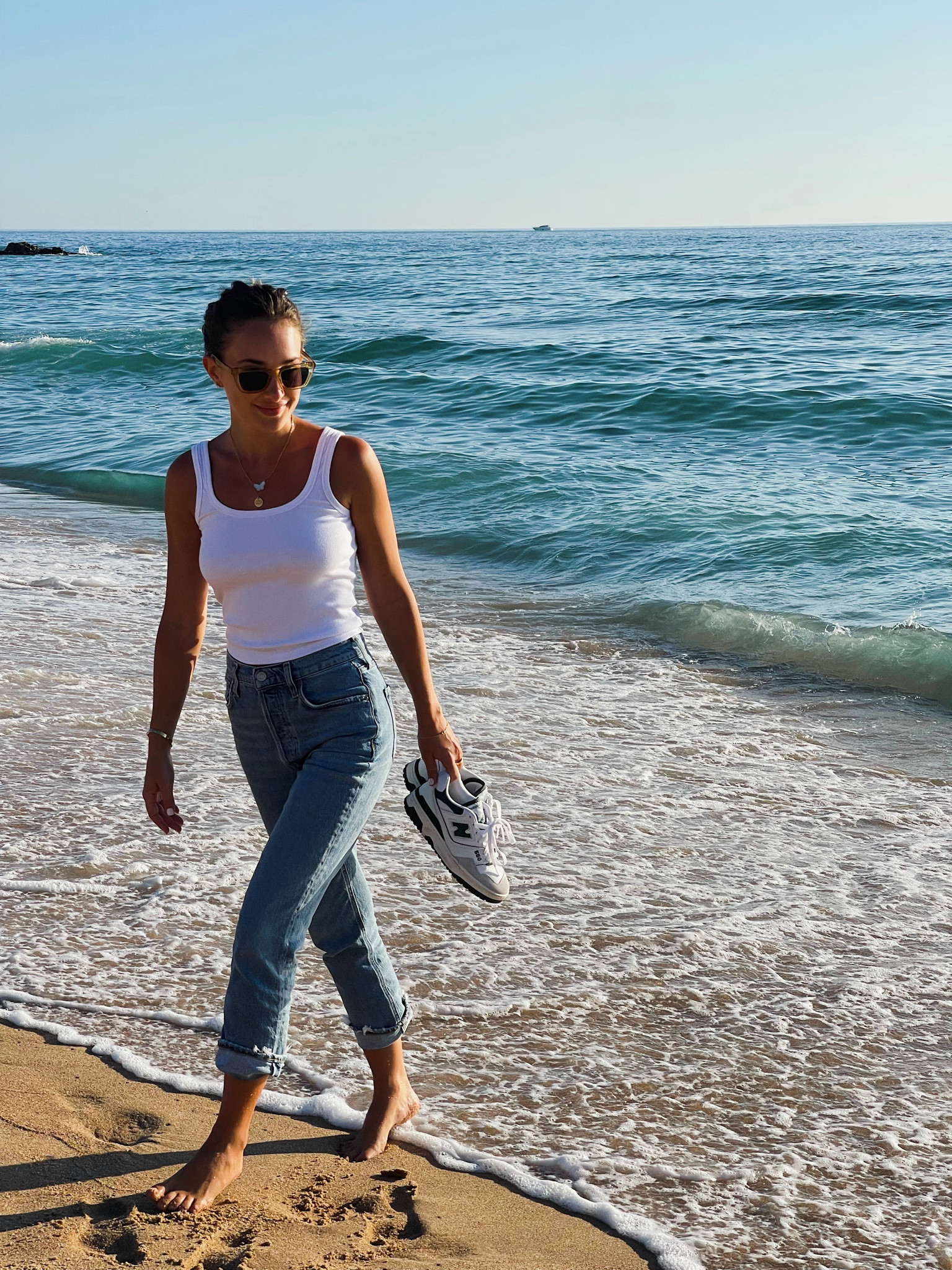 I wear denim pretty regularly so sharing an Agolde pair I purchased recently that I’ve been loving. Very comfortable and classic. Also can’t say enough good things about these Illesteva sunglasses the neutral color goes with so much. Linked similar New Balance 550s I couldn’t find the green! 

#LTKTravel #LTKItBag