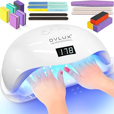 UV LED Nail Lamp 178W, Professional Nail Dryer Machine, Best Gel UV LED Nail Lamp for Fingernail ... | Amazon (US)