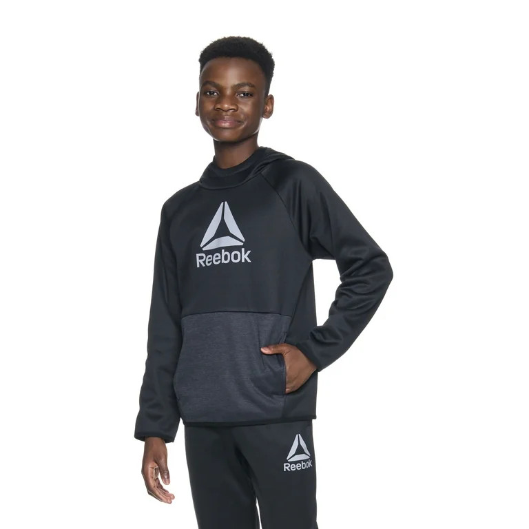 Reebok Boy's Athletic Cool Down Hoodie, Sizes 4-18 | Walmart (US)