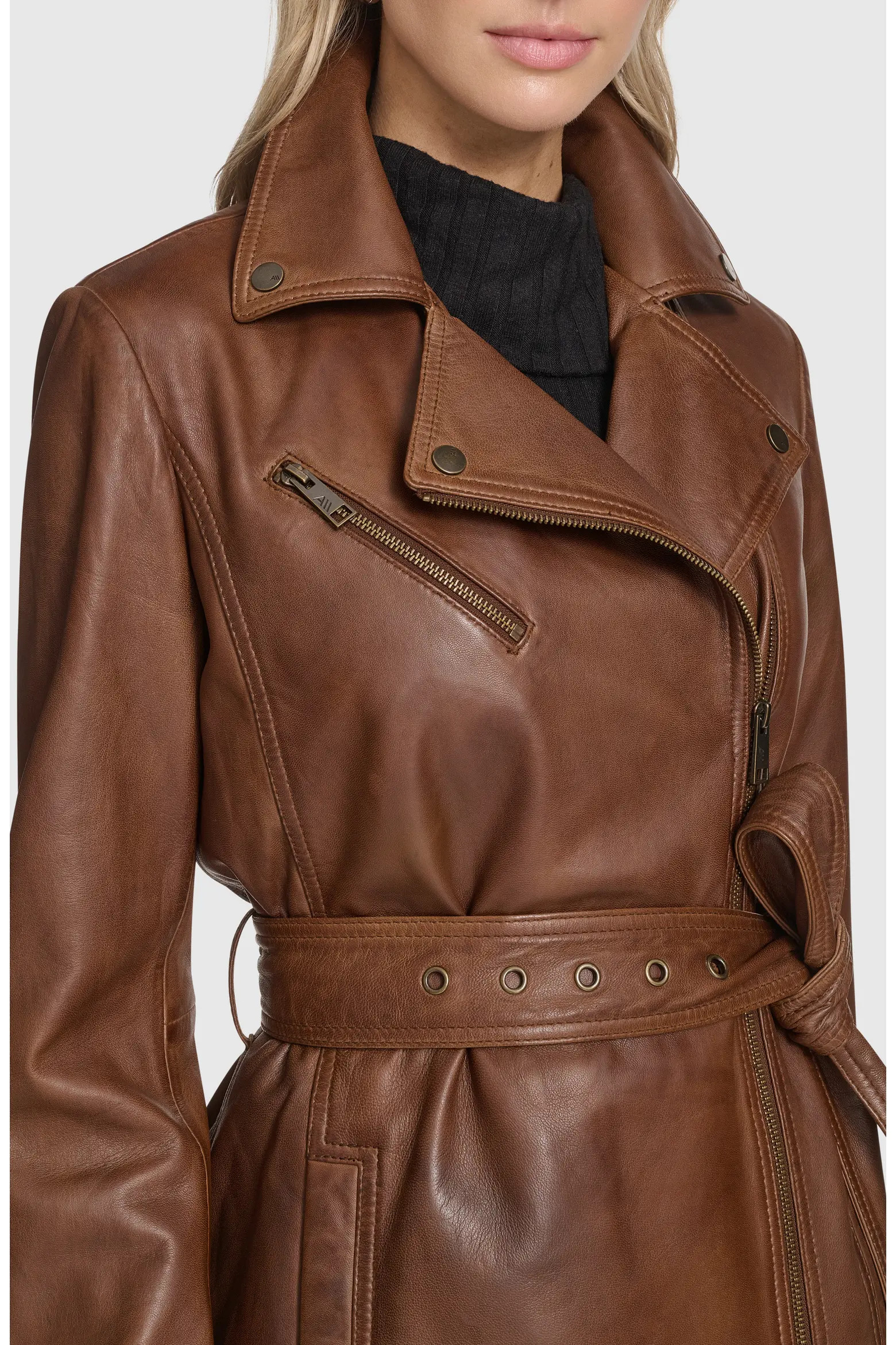 Jacqui Leather Trench Coat (Women) | Nordstrom | Nordstrom