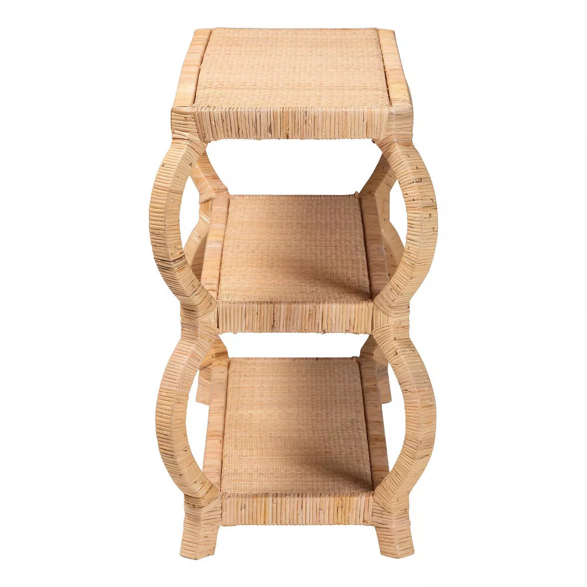 bali & pari Dalida Rattan 3 Tier Console Table Natural | Target