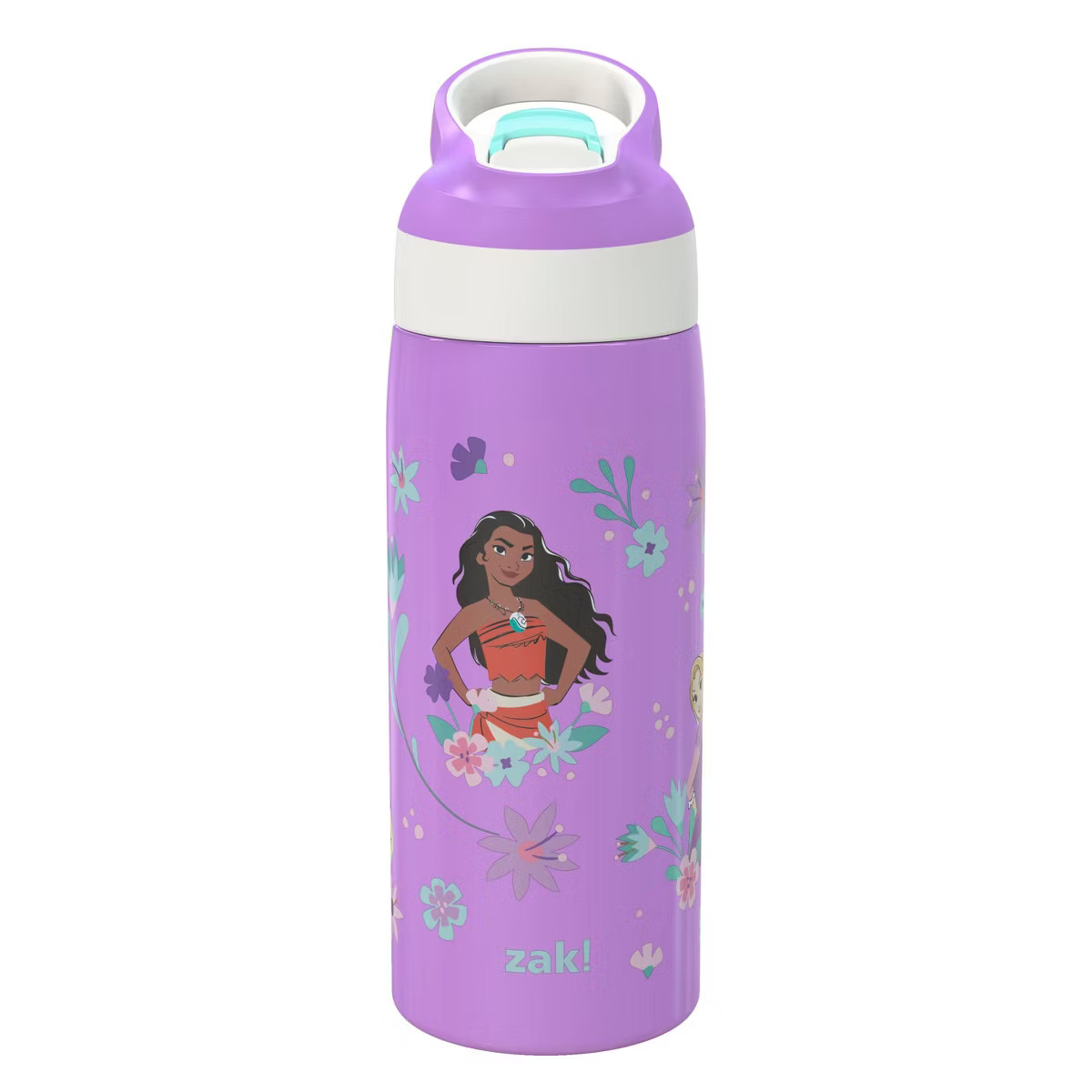 Zak Designs 19oz Princess Stainless Steel Double Wall Vacuum Riverside Water Bottle Purple | Target