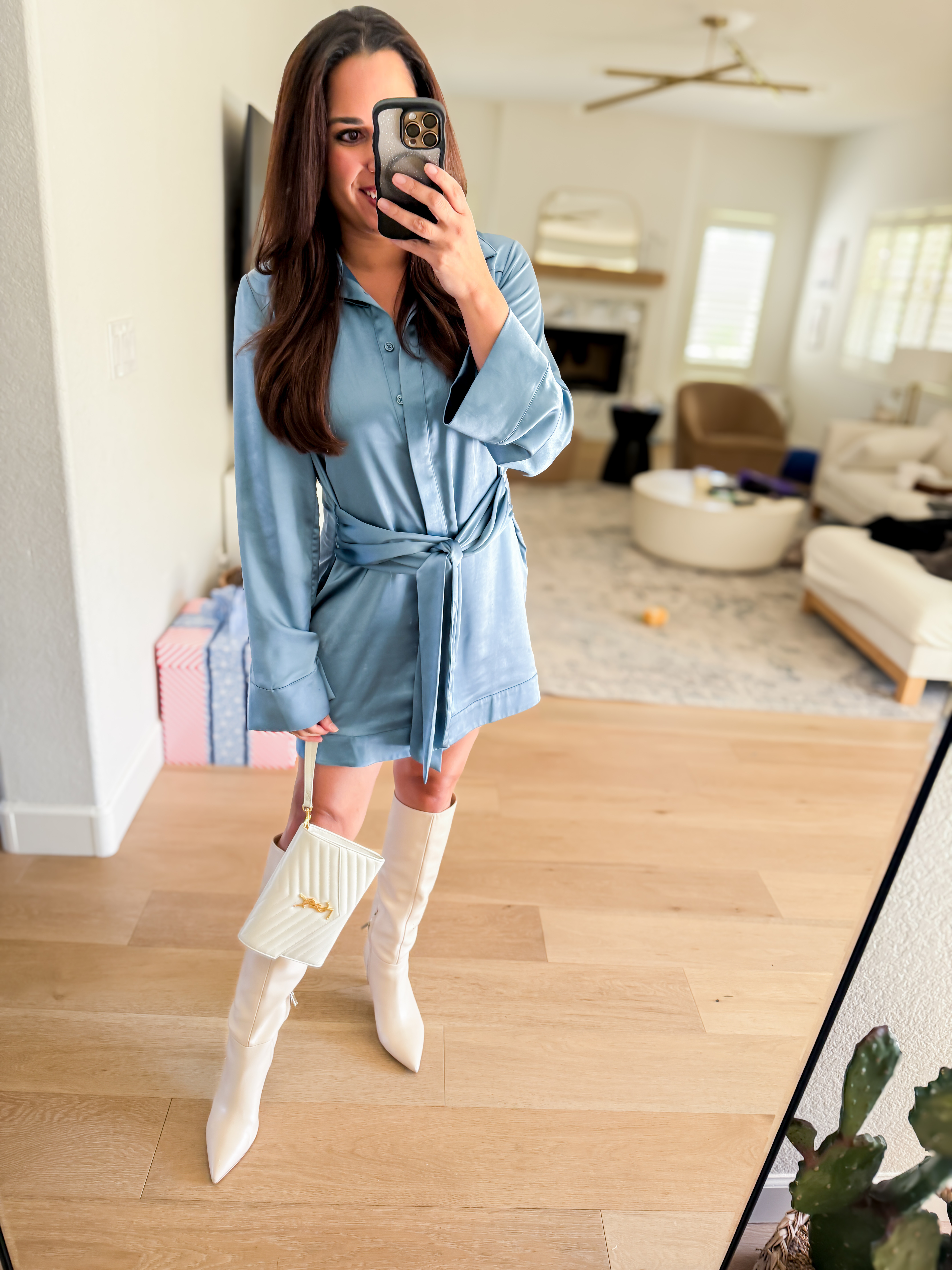 Spring dress, summer dress, date night outfit, brunch outfit, graduation dress, mother's day, silk dress, blue dress  

 #LTKOver40 #LTKFindsUnder100 #LTKStyleTip