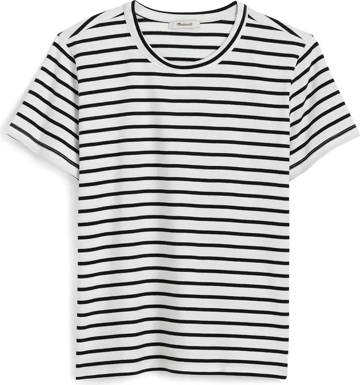 Perfect Stripe Cotton Crewneck T-Shirt | Nordstrom