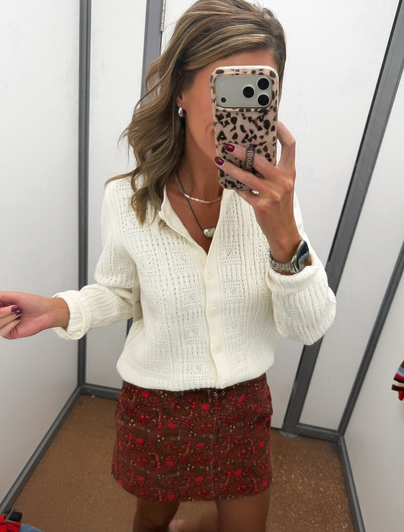 A lightweight cardigan + printed skirt = perfect Fall combo
Cardigan/ medium (would prefer small)
Skirt/4

#LTKOver40 #LTKSeasonal