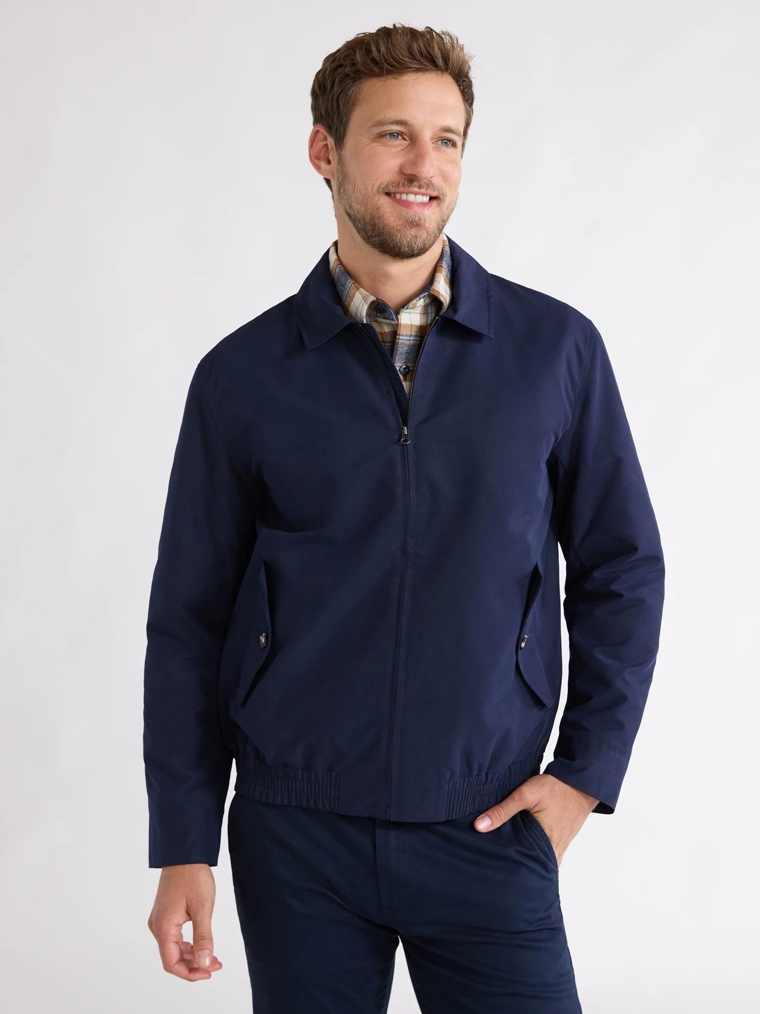 Free Assembly Men’s Harrington Jacket, Sizes S-3XL | Walmart (US)